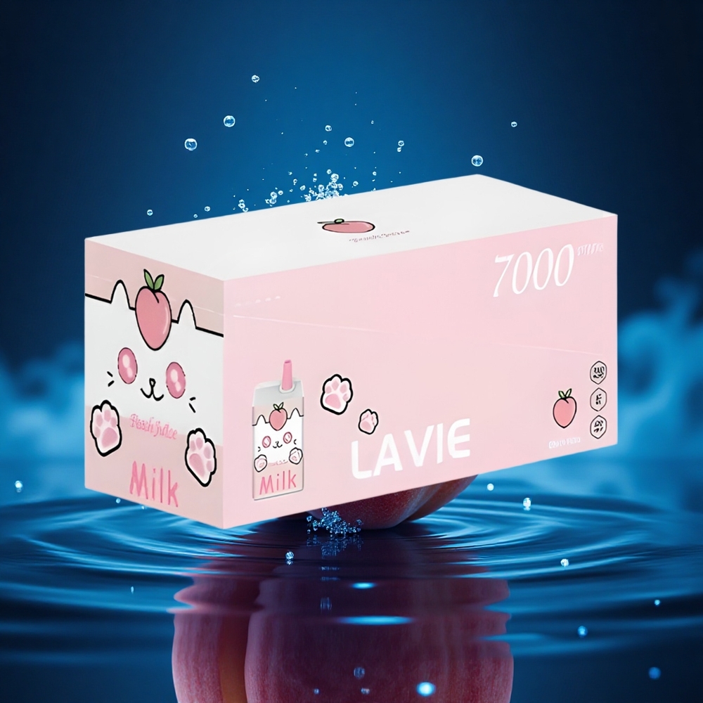 Lavie Milk 7000 Puffs Zumo de Melocotón 16ML 600mAh Tipo C