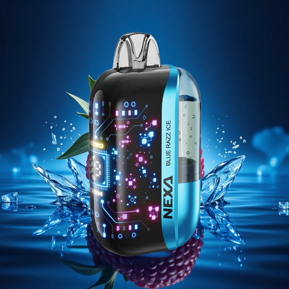 NEXA Ultra 50000 Puffs Azul Frambuesa Hielo 20ml 5% 0.9ohm