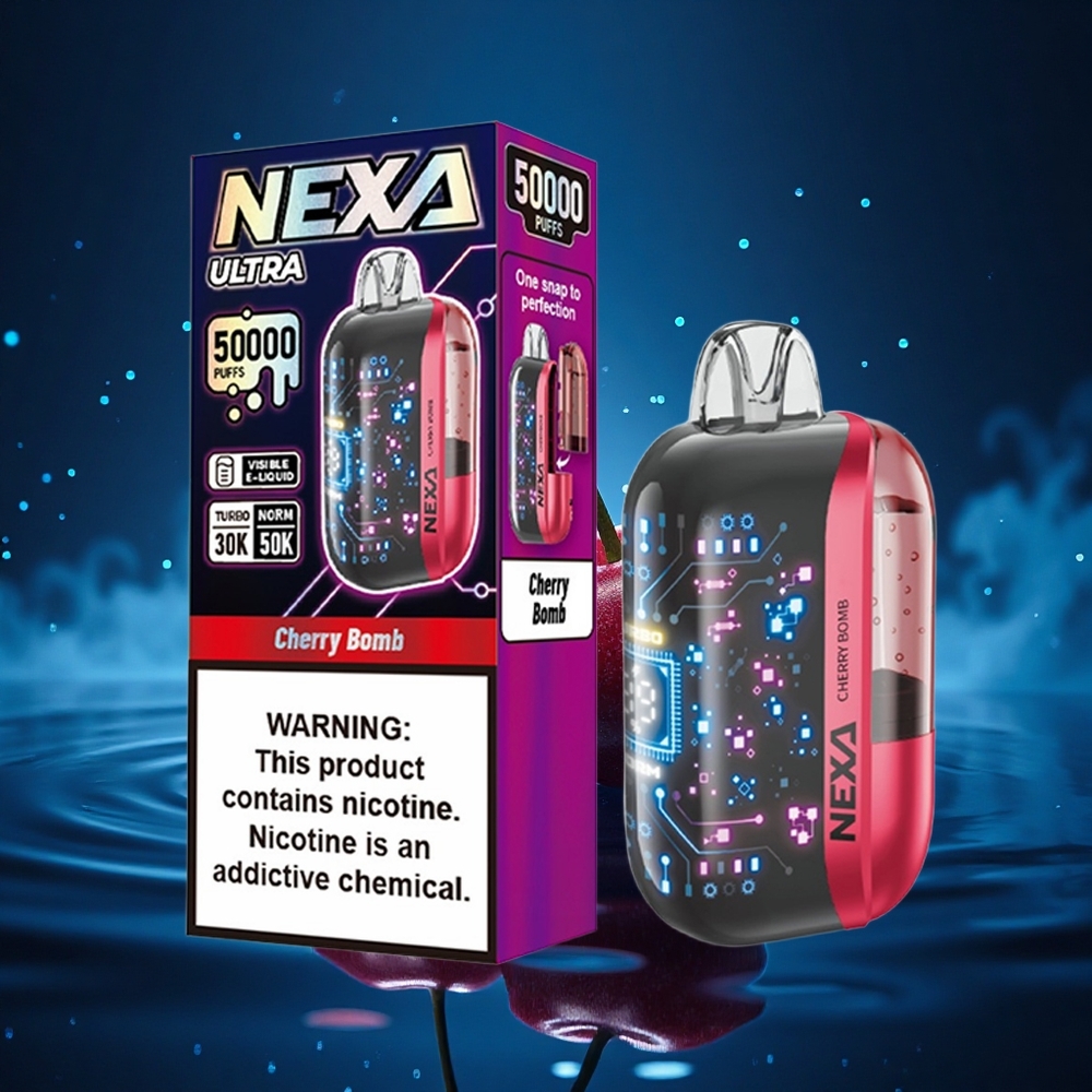 NEXA Ultra 50000 Puffs Cereza Bomp 20ml Dual Mesh 5%