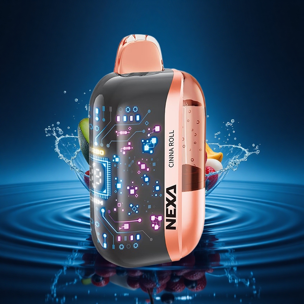 NEXA Ultra 50000 Puffs Cinna Roll Dual Pantalla