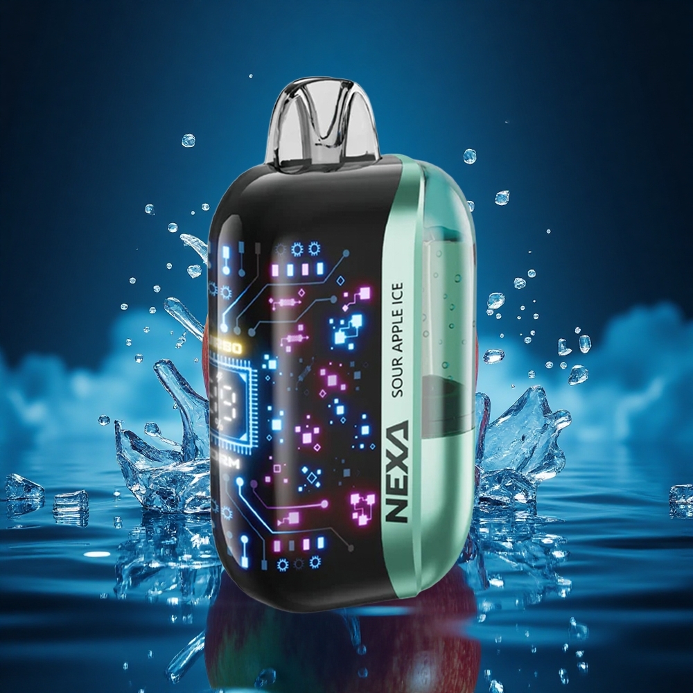 NEXA Ultra 50000 Puffs Manzana Ácida Helada con 20ml y 5% de Nicotina