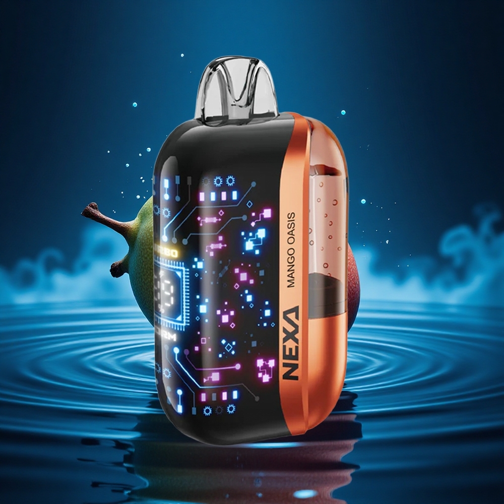 NEXA Ultra 50000 Puffs Oasis de Mango con Pantalla 3D y Carga Tipo-C