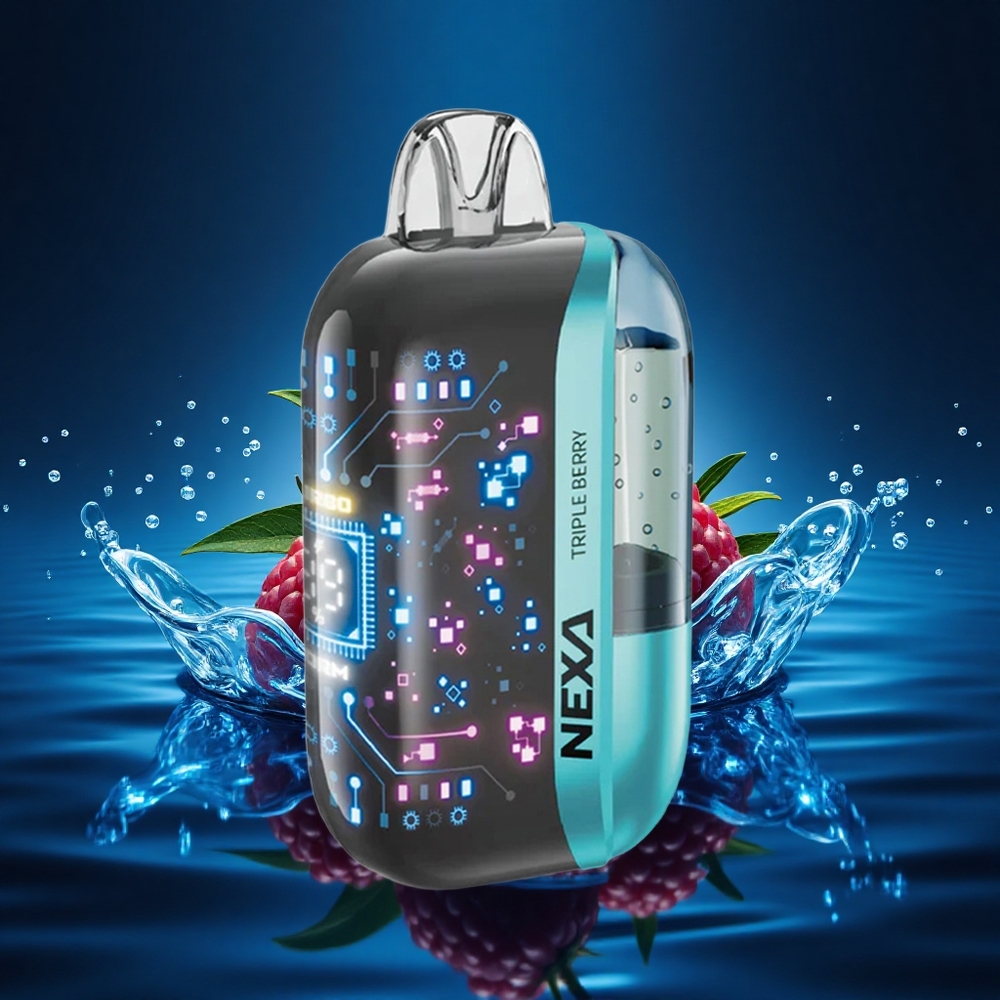 NEXA Ultra 50000 Puffs Triple Berry 20ml 5% Nicotina Pantalla 3D