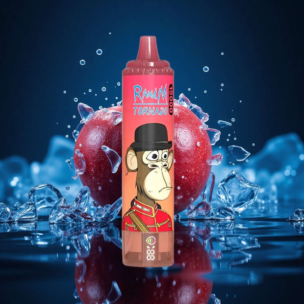 RandM Fumot Tornado 15000 Puffs Energía Roja Hielo 25ml Tipo-C