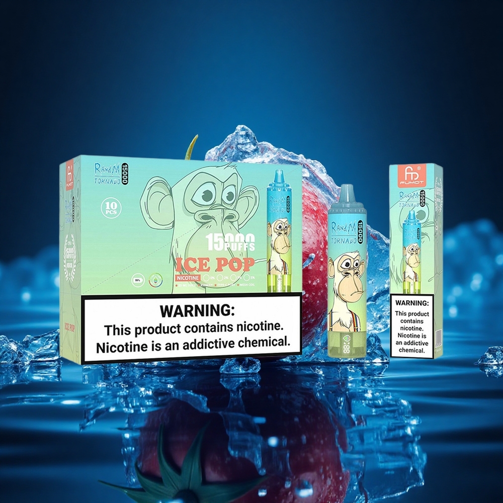 RandM Fumot Tornado 15000 Puffs Helado Eléctrico 25ml 850mAh