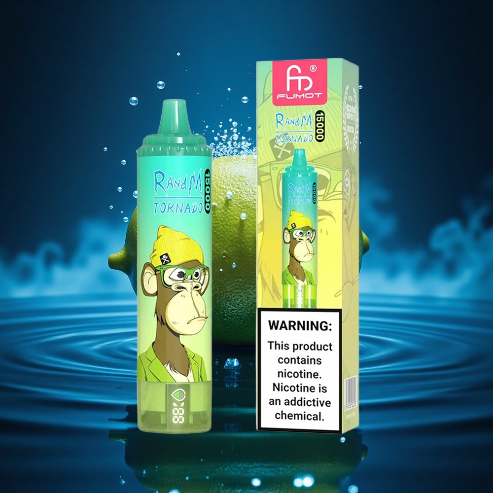 RandM Fumot Tornado 15000 Puffs Lima Limón 25ml 850mAh Malla