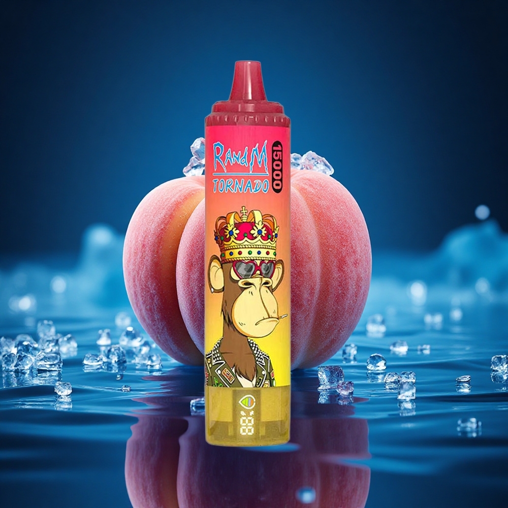RandM Fumot Tornado 15000 Puffs Melocotón Hielo 25ml 850mAh