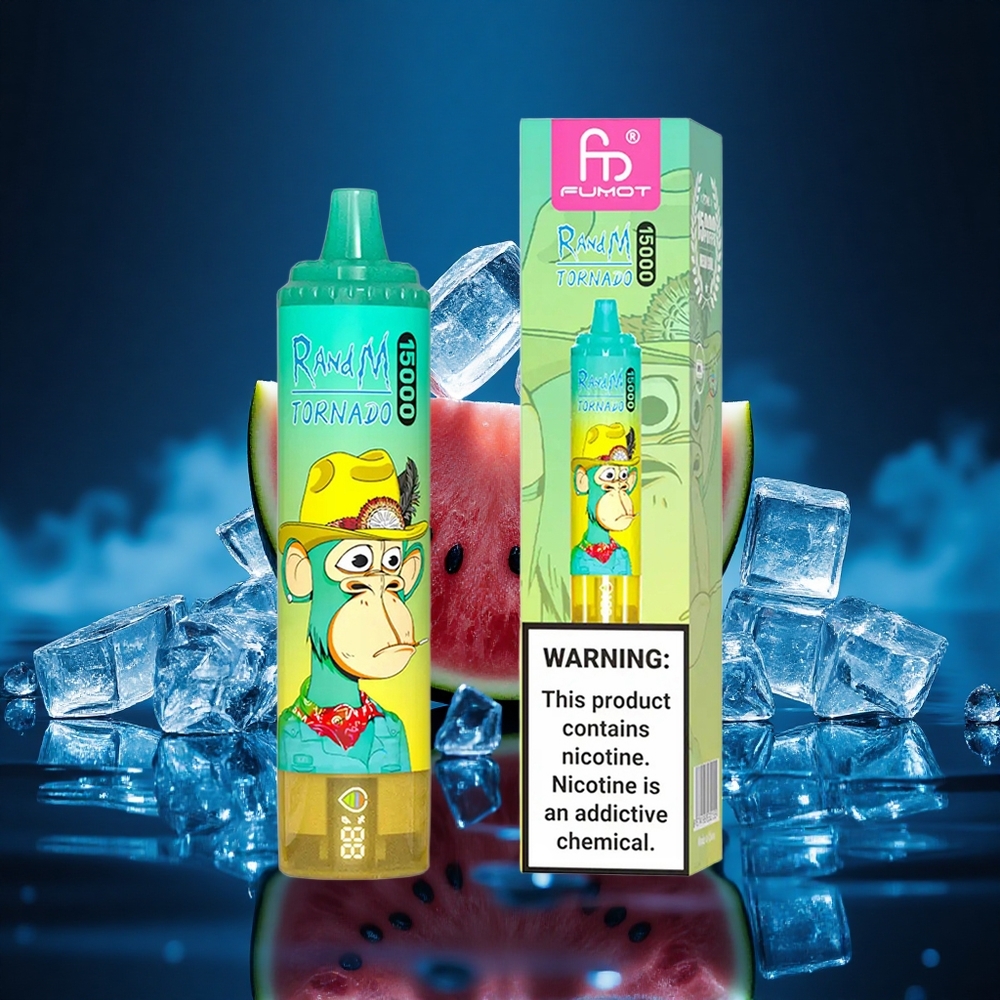 RandM Fumot Tornado 15000 Puffs Sandía Hielo 25ml Tipo-C