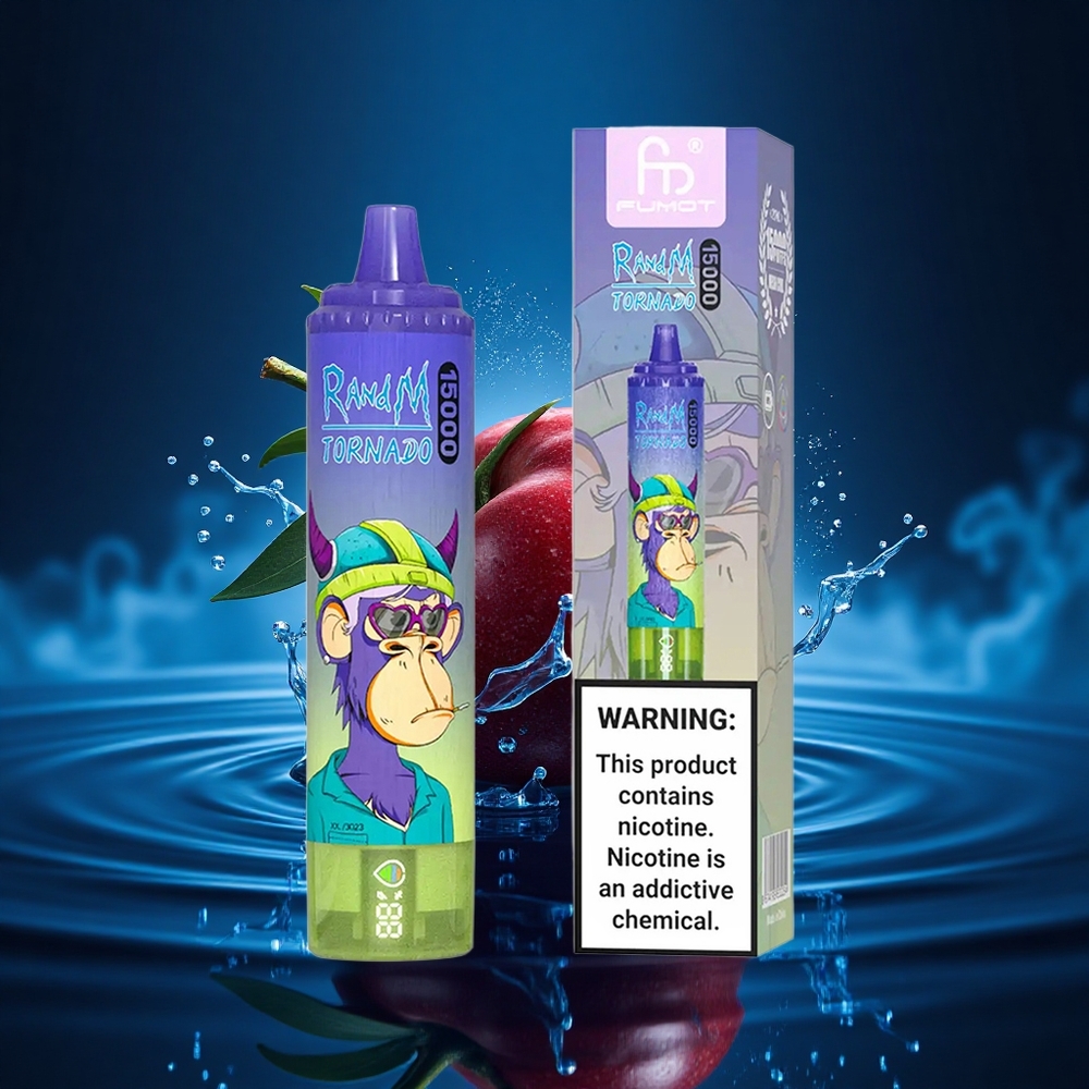 RandM Fumot Tornado 15000 Puffs Tornado Vimto 25ml Pantalla LCD