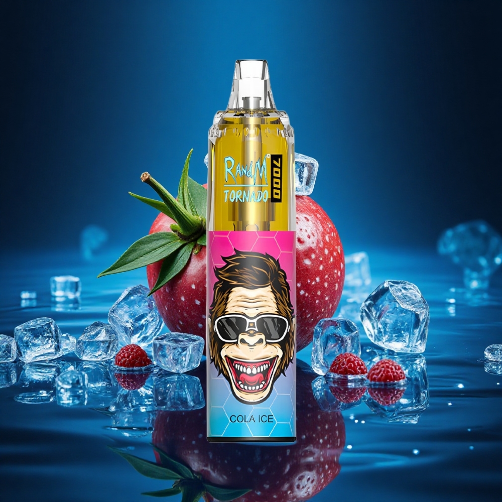 RandM Fumot Tornado 7000 Puffs Cola Hielo 14ML Tipo-C Malla Ajustable