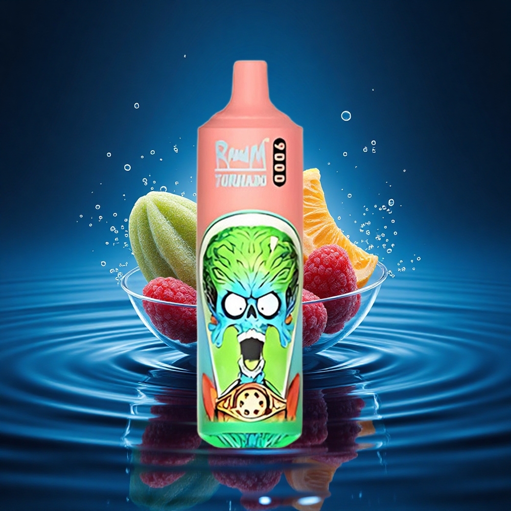 RandM Fumot Tornado 9000 Puffs Osito de Gominola 9000 Chupadas 18 mL Pantalla RGB