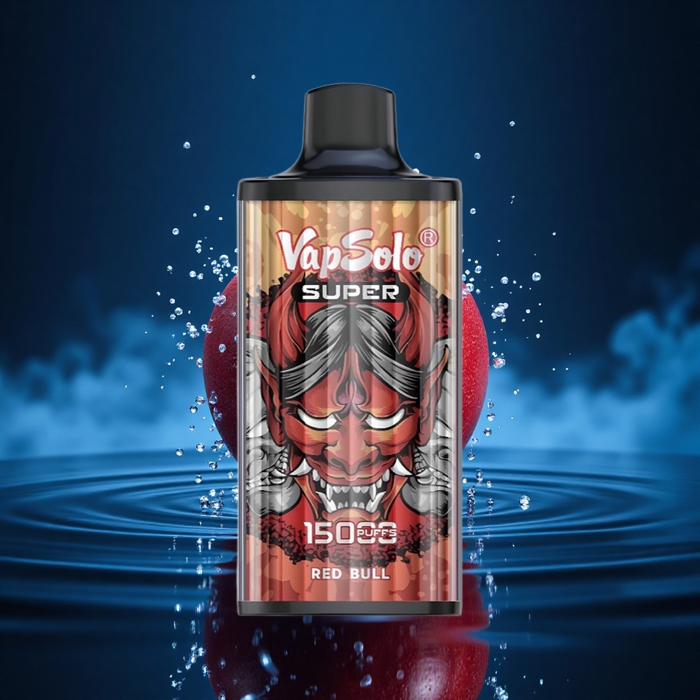 Vapsolo Super 15000 Puffs Toro Rojo 40ml 850mah Tipo-C