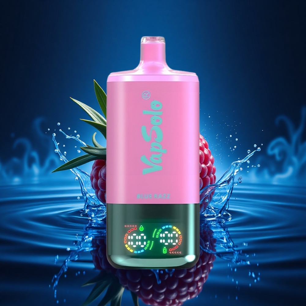 Vapsolo Triple 30000 Puffs Azul Frambuesa Triple 40ml Type-C