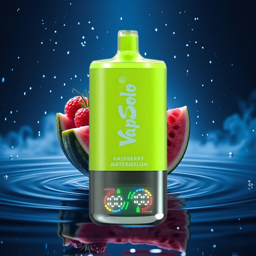 Vapsolo Triple 30000 Puffs Frambuesa Sandía Triple Tipo-C 40ml