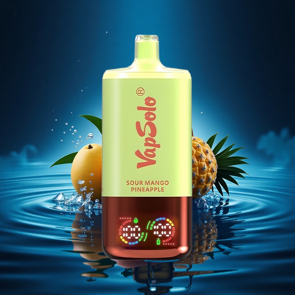 Vapsolo Triple 30000 Puffs Mango Piña Ácido Triple 40ml Tipo-C