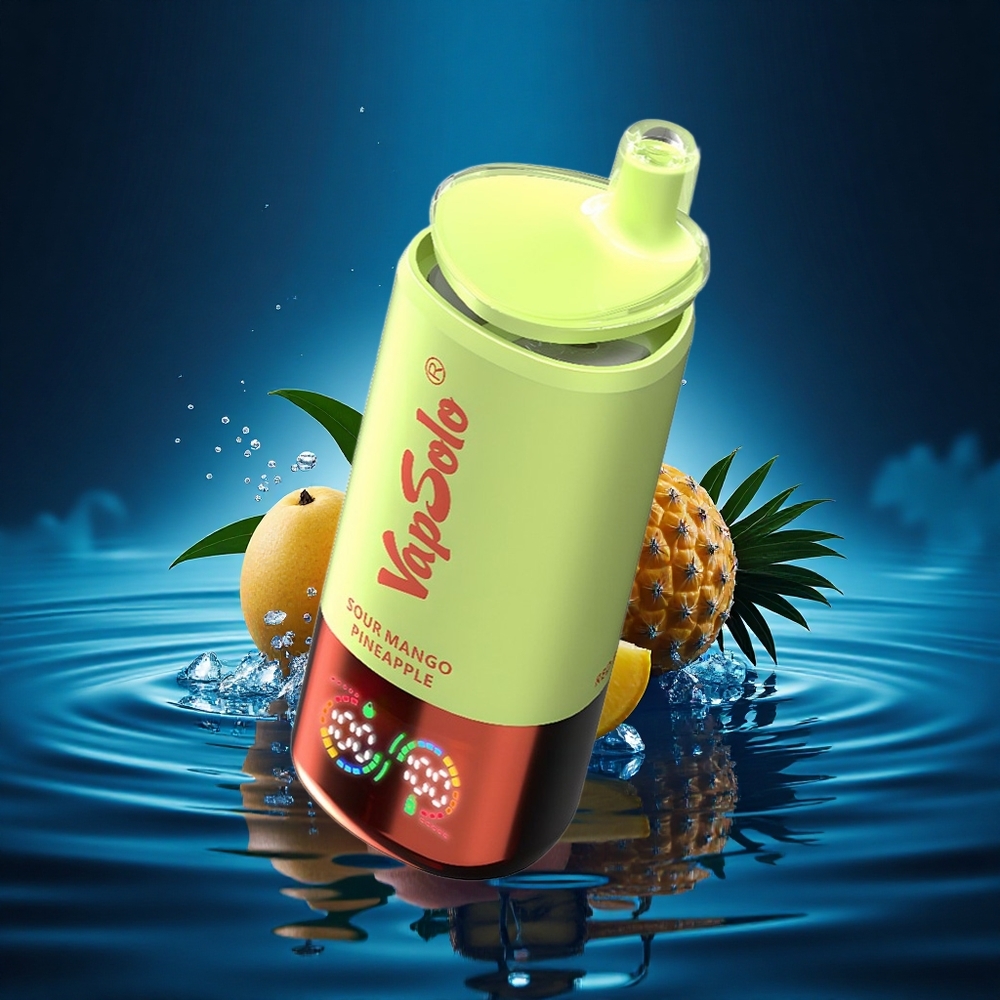 Vapsolo Triple 30000 Puffs Mango Piña Ácido Triple 40ml Tipo-C