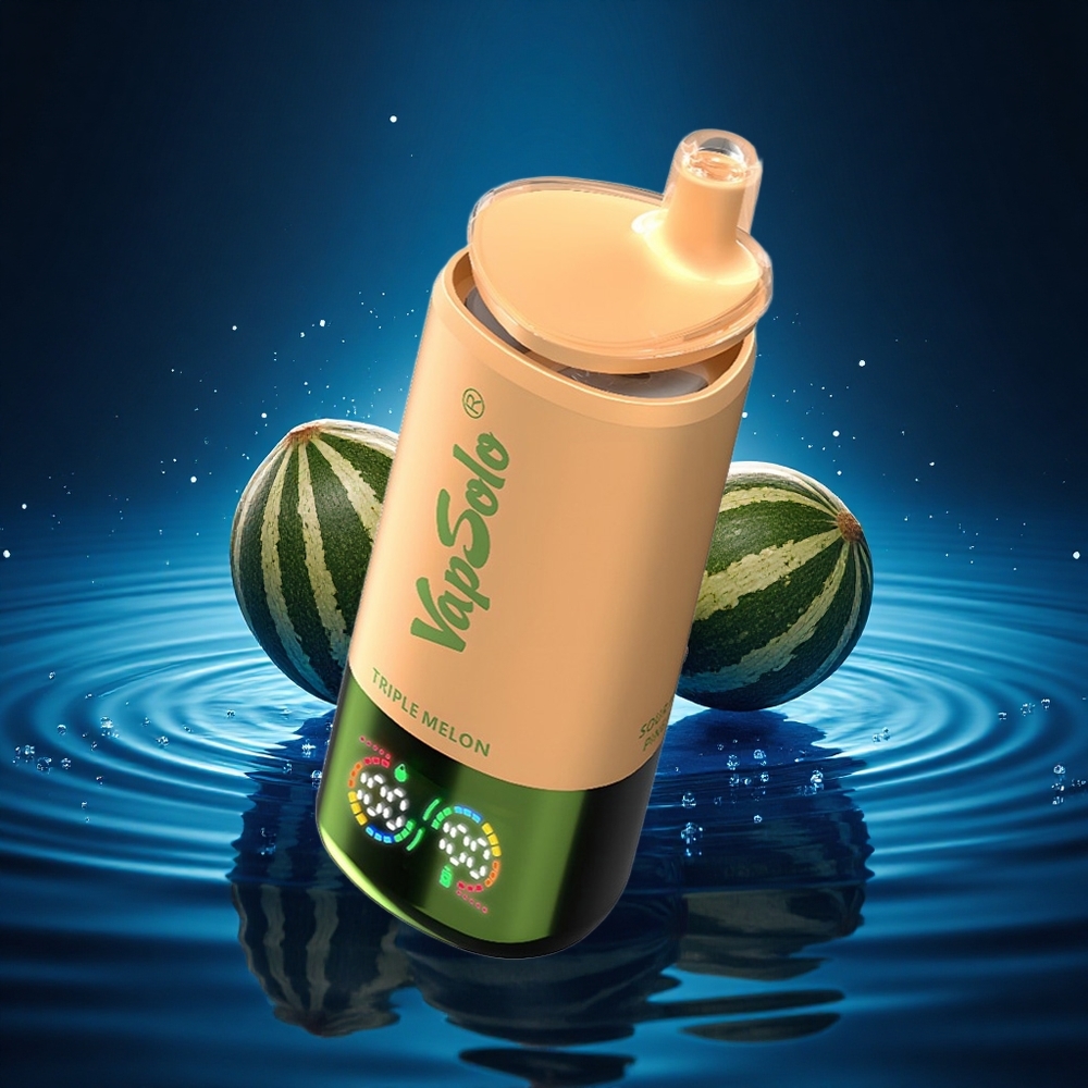 Vapsolo Triple 30000 Puffs Triple Melón 40ml Tipo-C