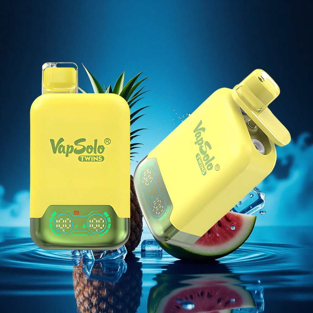 Vapsolo Twins 20000 Puffs Piña Coco & Sandía Hielo 40ml 2Tanques Tipo-C