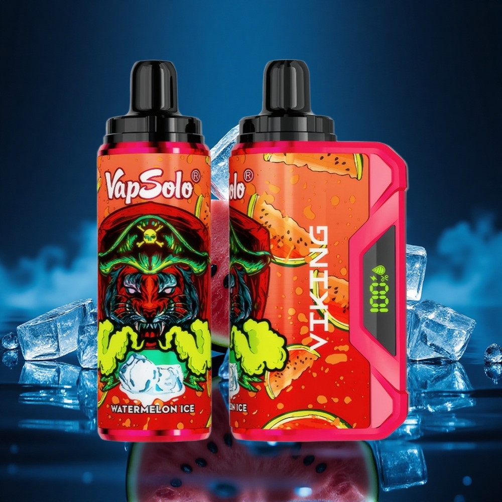 VapSolo VIKING 12000 Puffs Sandía Hielo Tipo-C 22ml