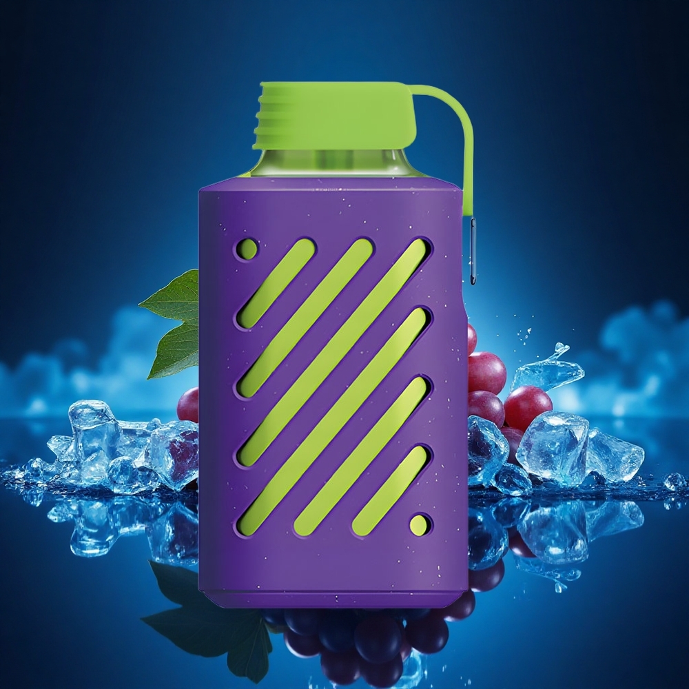 VOZOL GEAR 10000 Puffs Helado de Uva con Capacidad Ampliada y Bobina VAMT