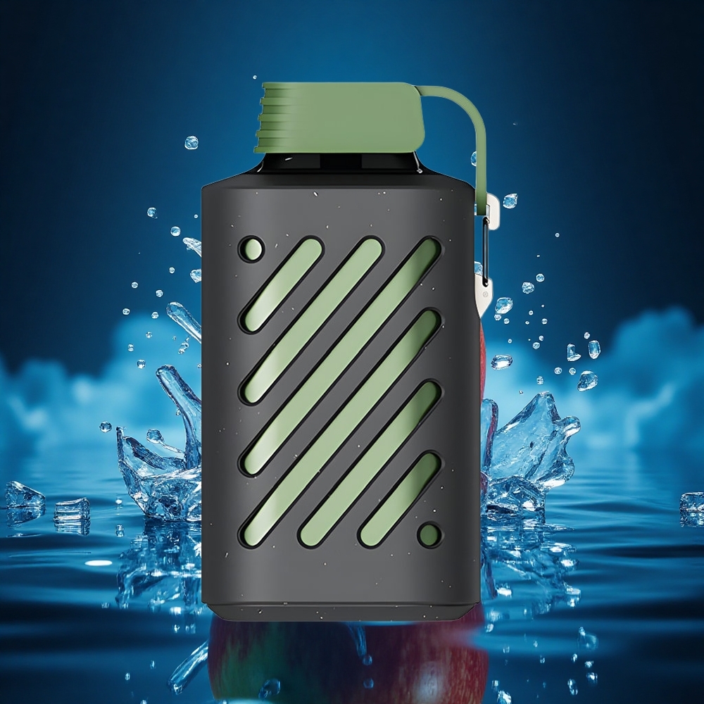 VOZOL GEAR 10000 Puffs Manzana Ácida Helada con Capacidad Ampliada y Bobina VAMT Mesh