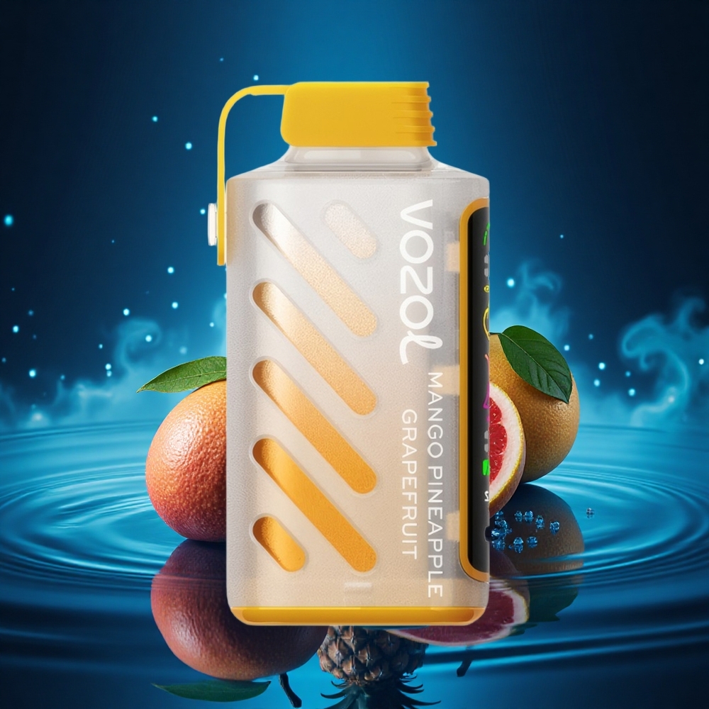 VOZOL Gear Power 20000 Puffs Mango Piña Pomelo con Dual Mesh Coil y Pantalla Completa