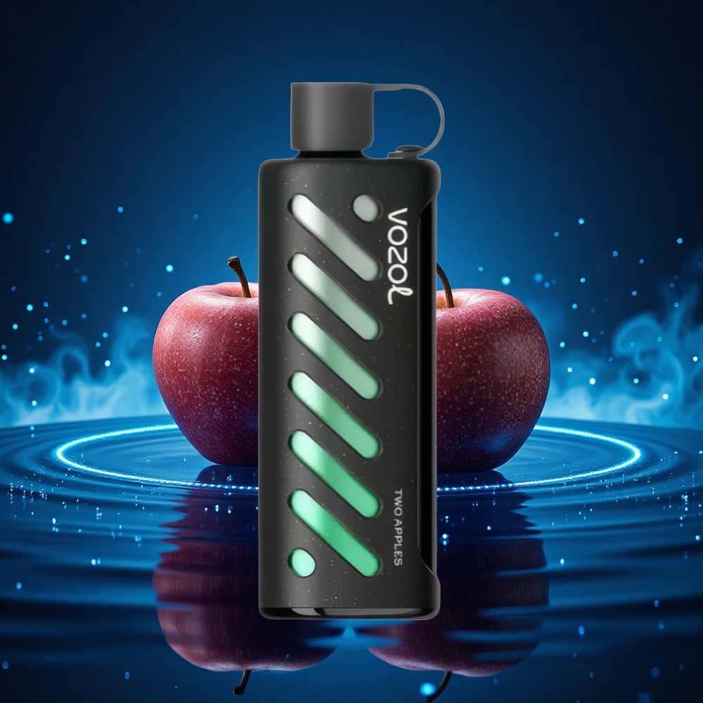 VOZOL Gear Shisha 25000 Puffs Dos Manzanas con Dual Mesh y 5mg/ml
