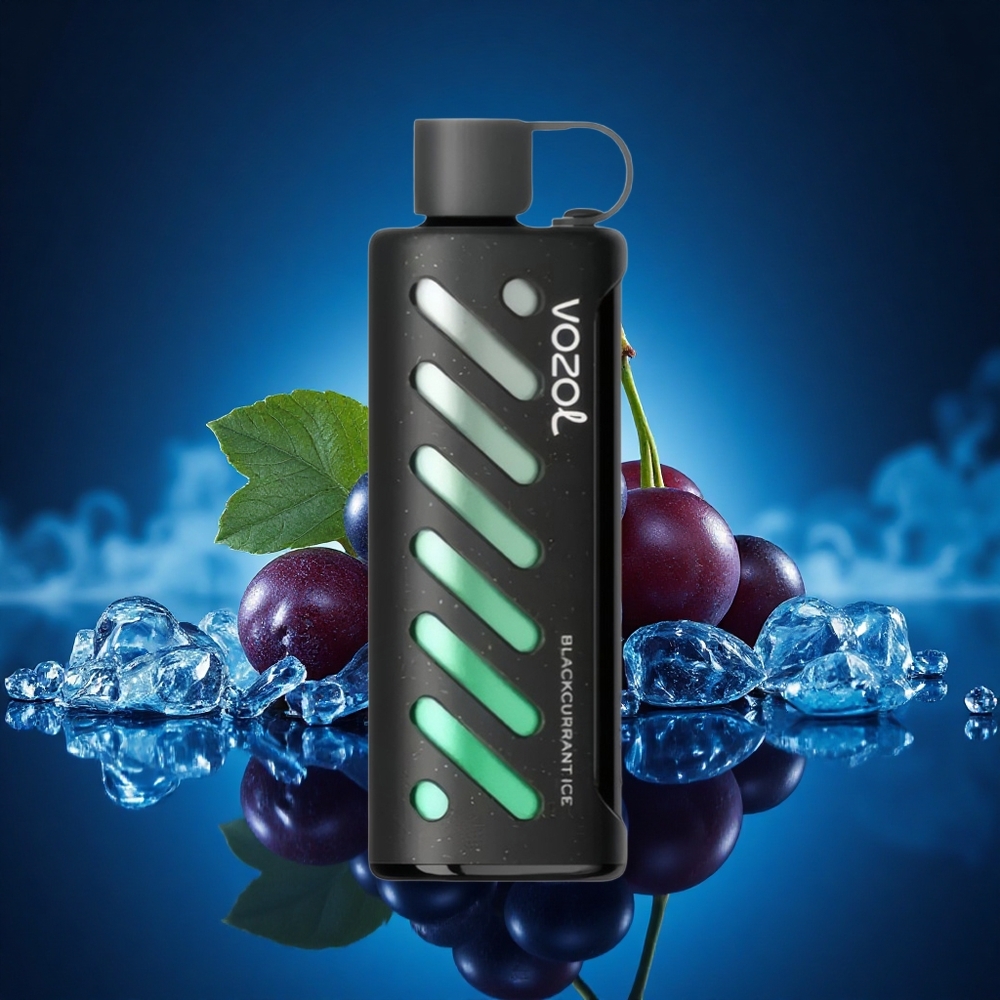 VOZOL Gear Shisha 25000 Puffs Helado de Grosella Negra con Doble Malla y 5mg