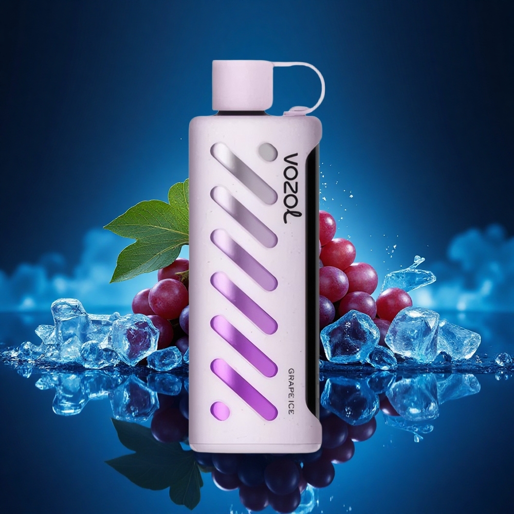 VOZOL Gear Shisha 25000 Puffs Helado de Uva con Doble Malla y 5mg