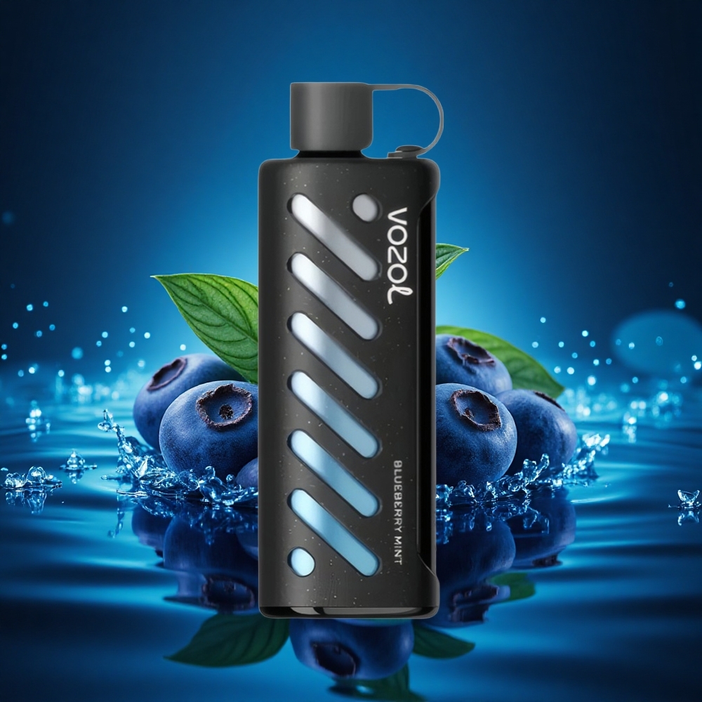 VOZOL Gear Shisha 25000 Puffs Menta Arándano Dual Mesh 5mg