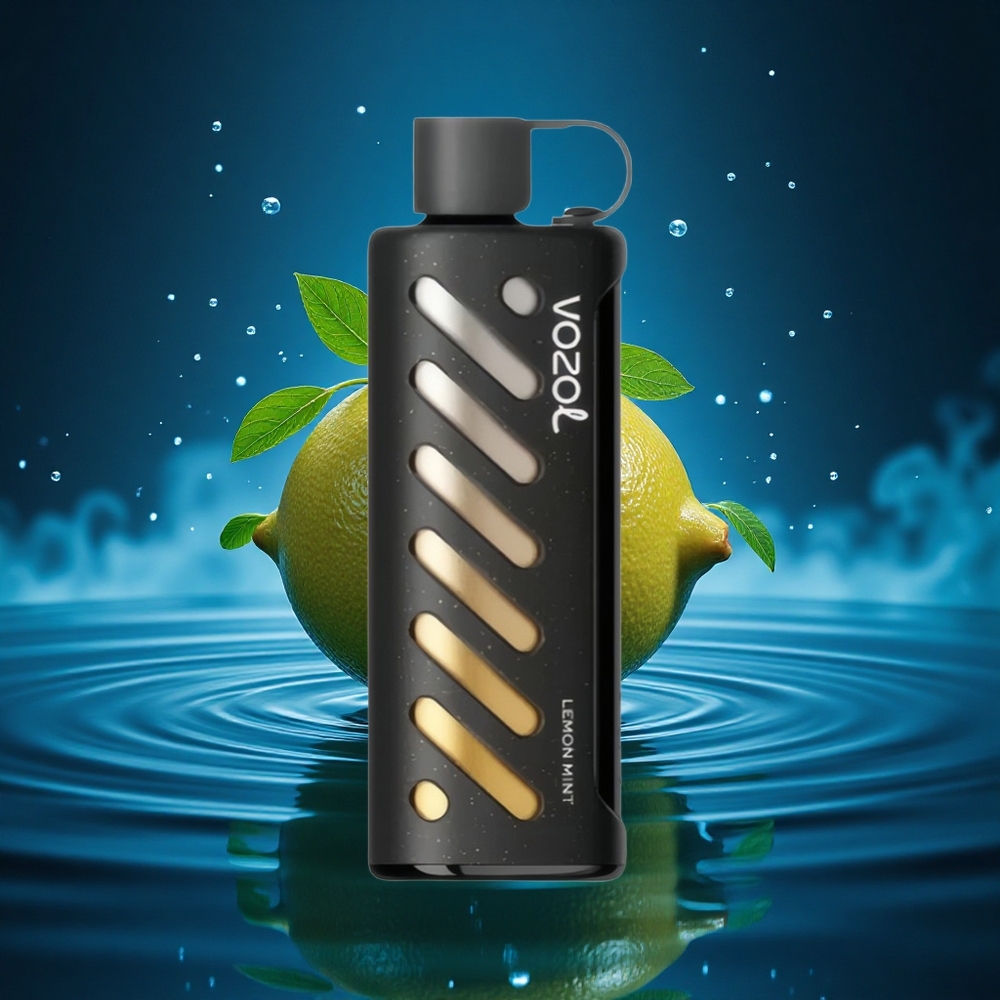 VOZOL Gear Shisha 25000 Puffs Menta Limón Dual Chip 5mg