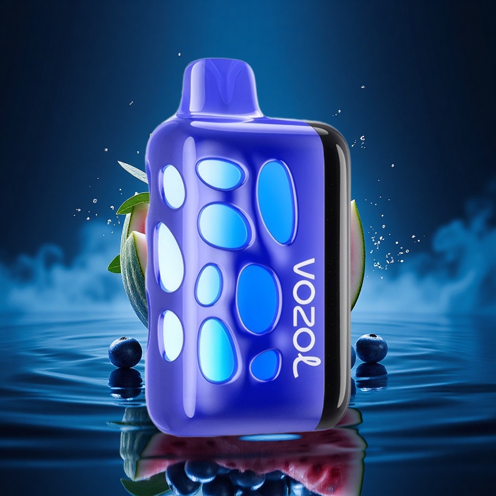 VOZOL RAVE 40000 Puffs Sandía Arándano Resplandor Vibrante Carga Rápida