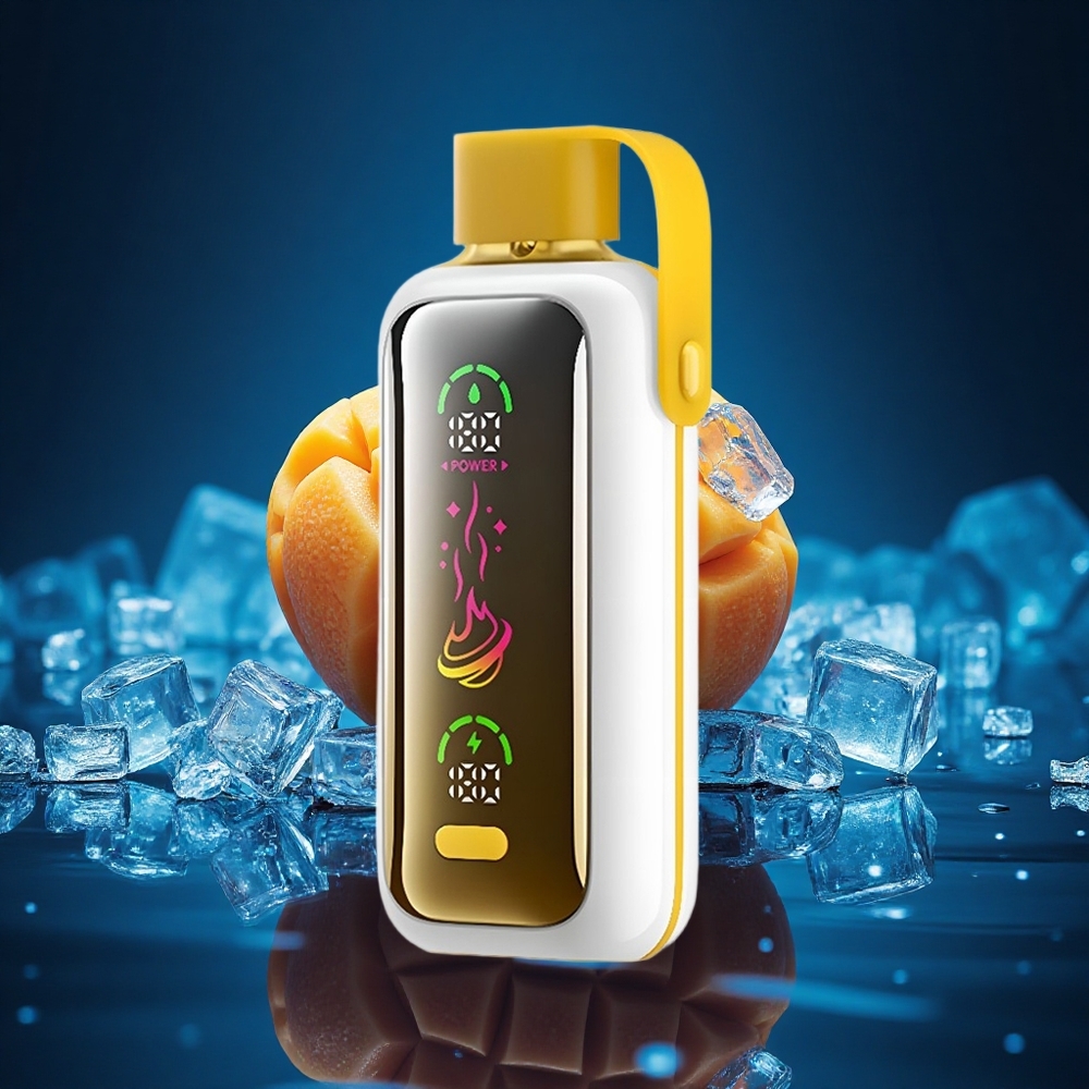 VOZOL Star 20000 Puffs Helado de Mango con Pantalla HD y Doble Malla