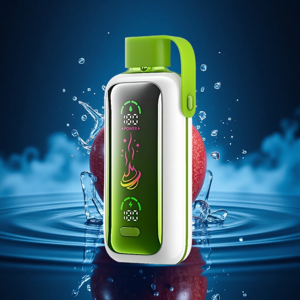 VOZOL Star 20000 Puffs Manzana Doble Hielo con Pantalla HD 2.2'' y Doble Malla