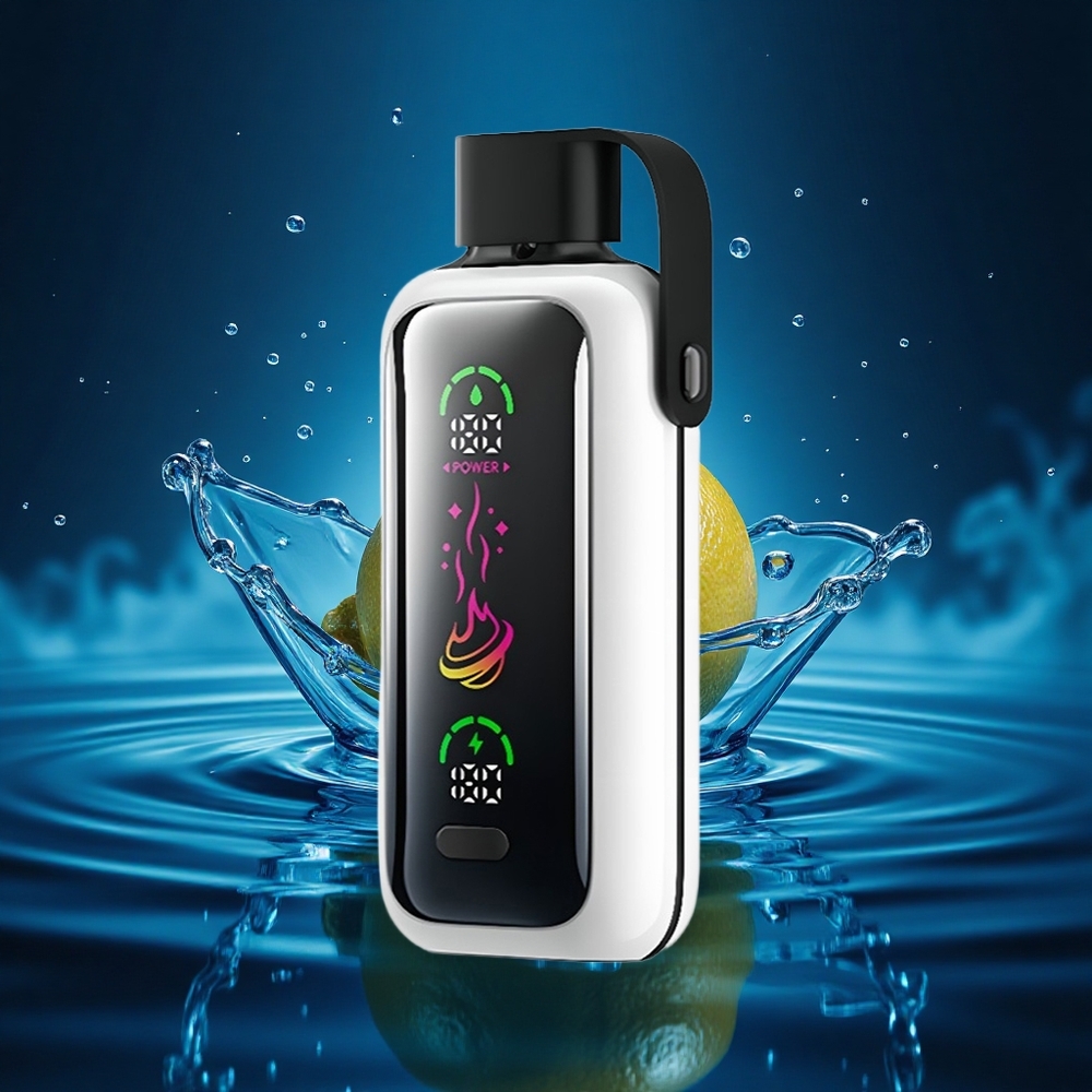 VOZOL Star 20000 Puffs Perfume Limón con Pantalla HD 2.2'' y Doble Malla