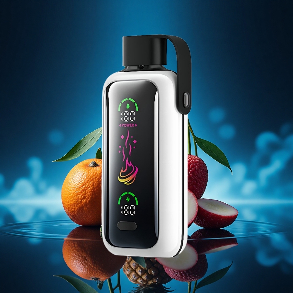 VOZOL Star 20000 Puffs Piña Lichi Naranja con Pantalla HD y Doble Malla