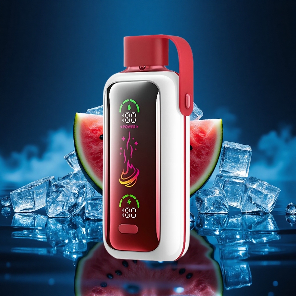 VOZOL Star 20000 Puffs Sandía Hielo con Pantalla HD y Doble Malla