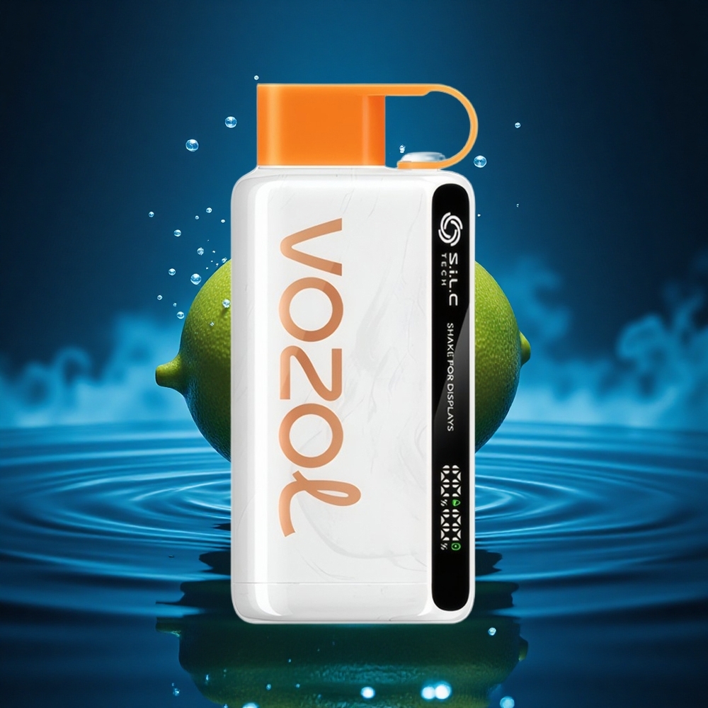 VOZOL STAR 9000/12000 Puffs Lima Limón Recargable Rápido con Protección y S.i.L.C TECH