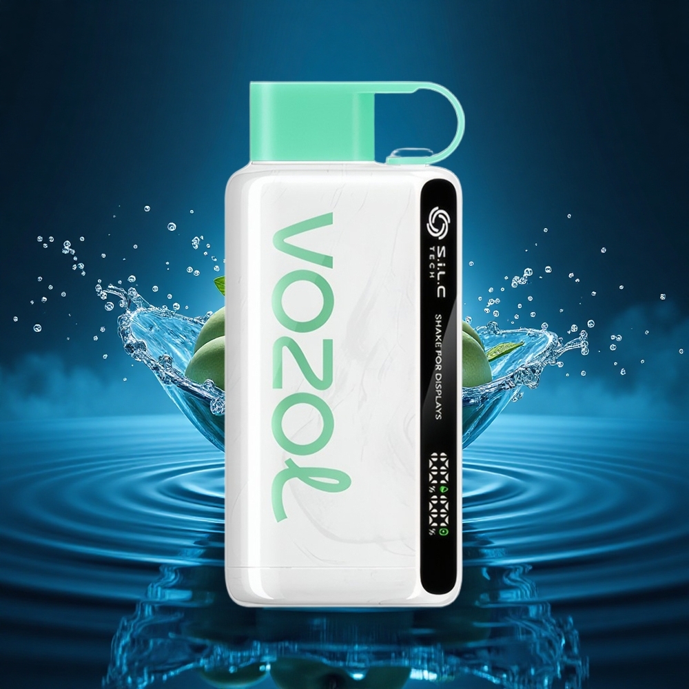 VOZOL STAR 9000/12000 Puffs Menta Fresca Reciclada con Carga Rápida