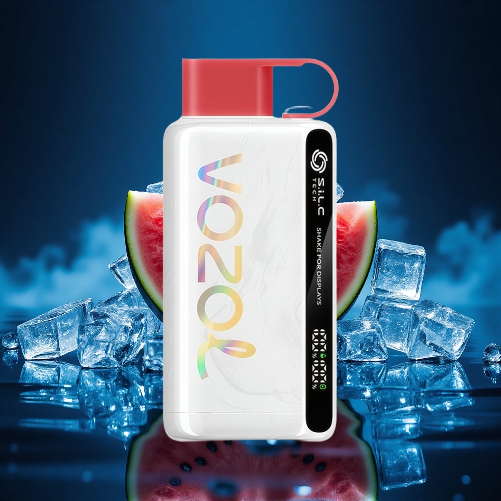 VOZOL STAR 9000/12000 Puffs Sandía Hielo con Carga Rápida y Boca Protegida