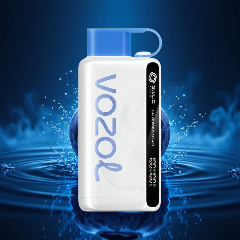 VOZOL STAR 9000/12000 Puffs Tormenta de Arándano con Carga Rápida y Boca Protegida