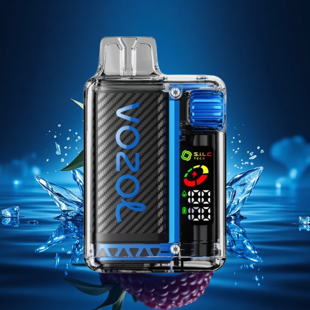 VOZOL Vista 20000 Puffs Azul Frambuesa Hielo con 650mAh y Pantalla OLED