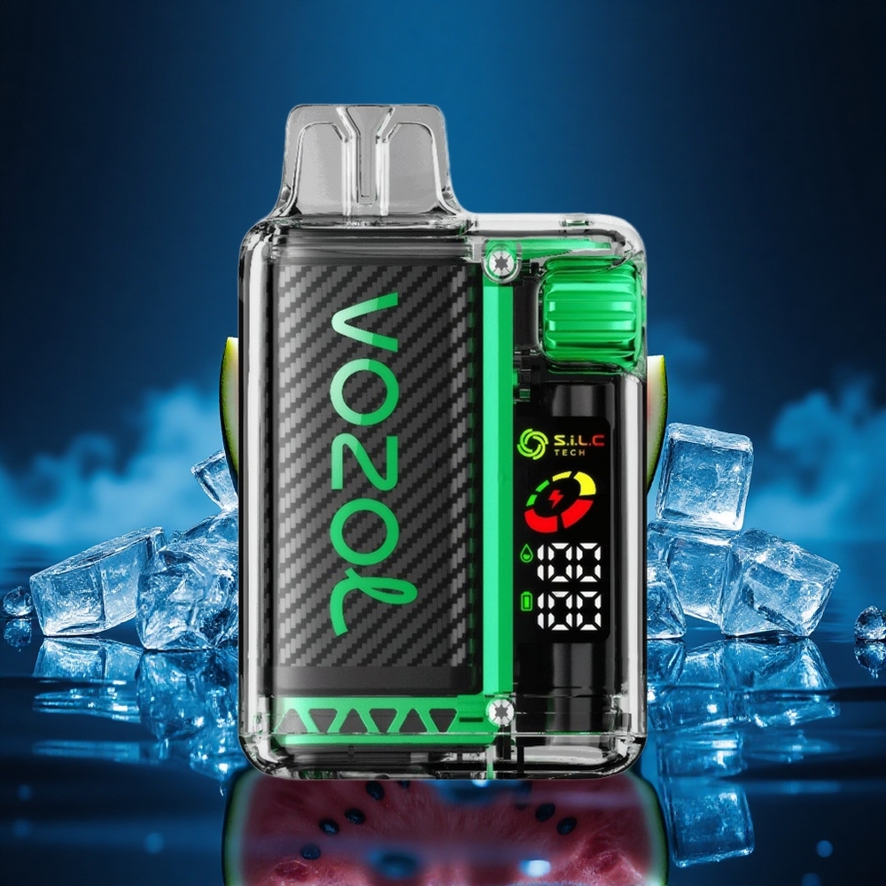 VOZOL Vista 20000 Puffs Sandía Hielo con 650mAh y Pantalla OLED