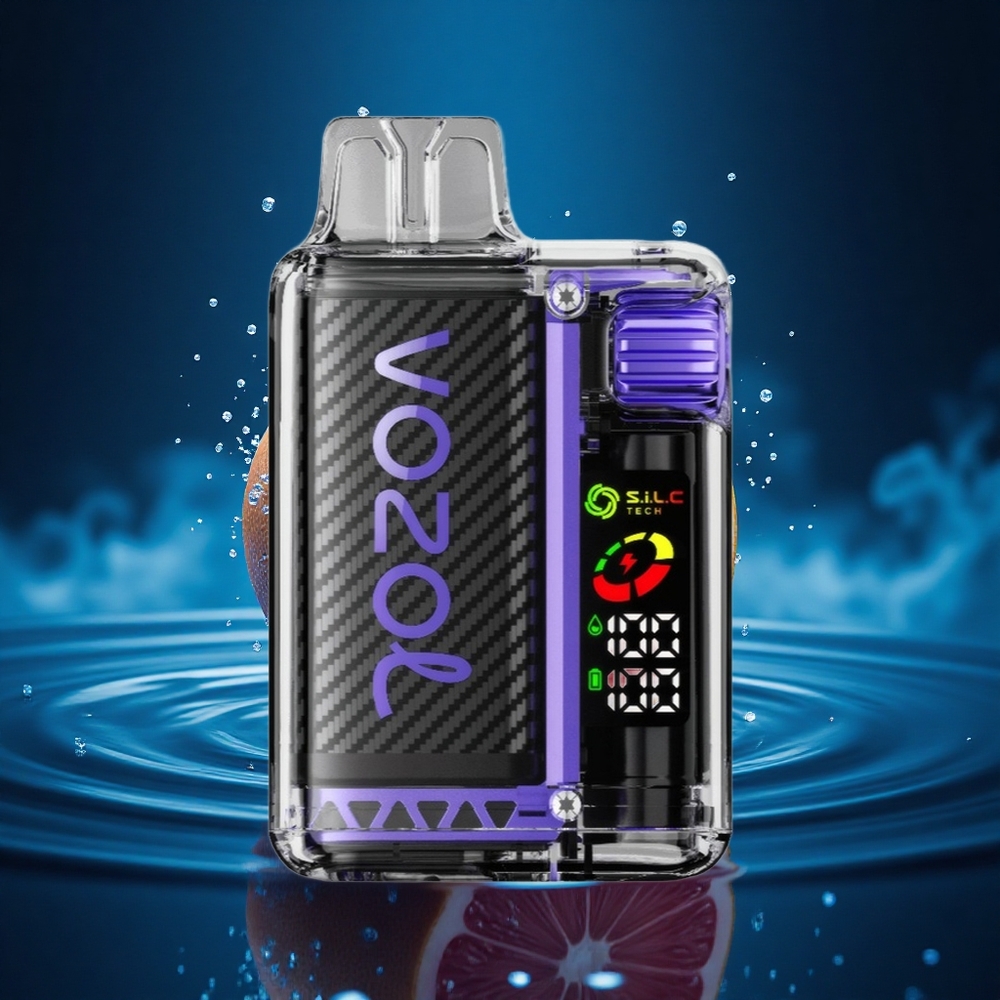 VOZOL Vista 20000 Puffs Sauco Pomelo Recargable con Pantalla OLED y Bobina Dual Malla S.i.L.C Tech