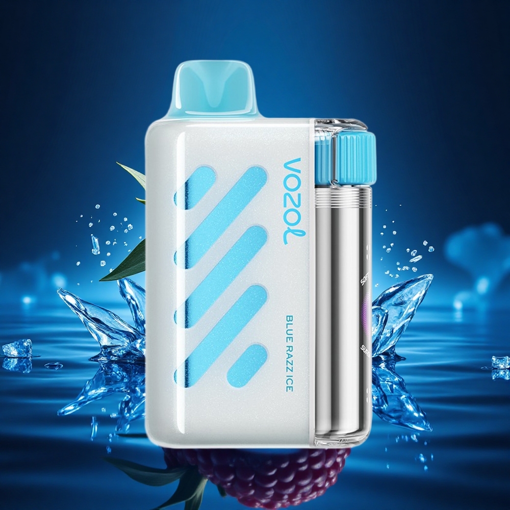 VOZOL VISTA 40000 Puffs Azul Frambuesa Hielo con Carga Rápida y Malla